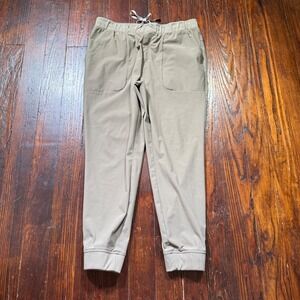 VRST Limitless Joggers Mens L Tan Stretch Tapered Pants Athleisure Gym